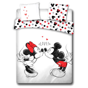 Funda Mickey and Minnie algodon cama 135cm. Hogar y GAME.es