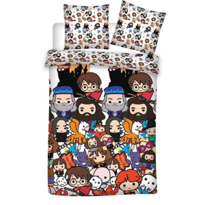 Funda nordica Chibi Harry Potter cama 90cm microfibra