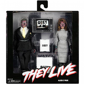 Set 2 figuras Estan Vivos They Live