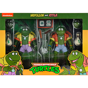 Set 2 figuras Napoleon y Atilla Tortugas Ninja 18cm