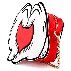 LoungeFly Mickey and Minnie Love Disney - Bandolera