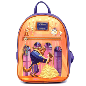 LoungeFly Baile La Bella y la Bestia Disney 28cm - Mochila