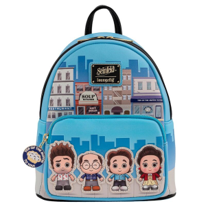 LoungeFly Chibi City Seinfeld 25cm - Mochila