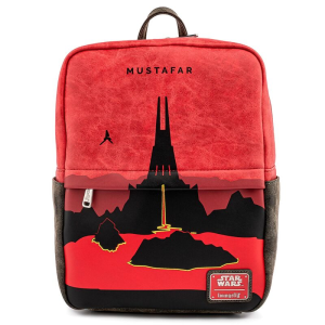 LoungeFly Mustafar Star Wars 30cm - Mochila