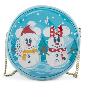 LoungeFly Mickey Minnie Snowman Disney - Bolso