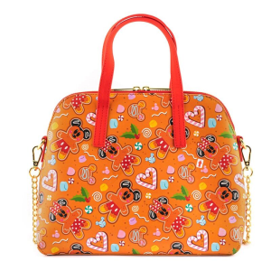 LoungeFly Mickey Minnie Gingerbread Disney - Bolso