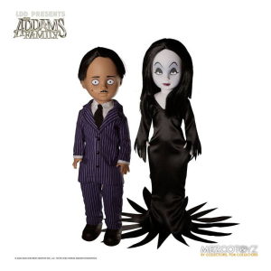 Set Figuras Dead Dolls LDD Gomez Morticia La Familia Addams 25cm