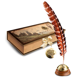 Cofre escritura pluma Hogwarts Harry Potter