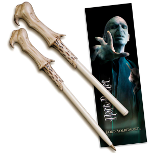 Varita boligrafo y marcapaginas Voldemort Harry Potter