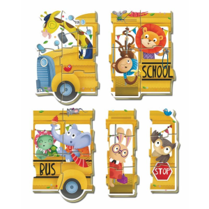 Puzzle School Bus 2-5pzs Puzzle School Bus 2-5pzs