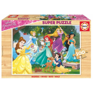 Puzzle Princess Disney madera 100pzs Puzzle Princess Disney madera 100pzs