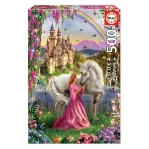 Puzzle Hada y Unicornio 500pzs Puzzle Hada y Unicornio 500pzs