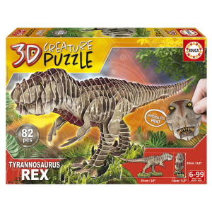 Puzzle 3D Creature T-Rex 82pzs Puzzle 3D Creature T-Rex 82pzs
