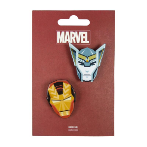 Set 2 broches Vengadores Avengers Marvel