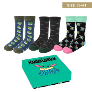 Pack 3 calcetines Yoda The Child Mandalorian Star Wars Pack 3 calcetines Yoda The Child Mandalorian Star Wars