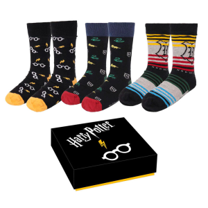 Pack 3 calcetines Harry Potter mujer. GAME.es