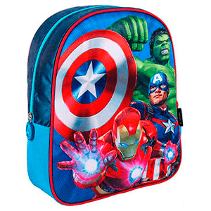 3D Vengadores Avengers Marvel 31cm - Mochila