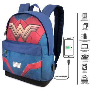 Wonder Woman DC Comics adaptable 42cm - Mochila
