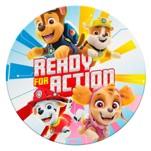 Toalla redonda Patrulla Canina Paw Patrol microfibra