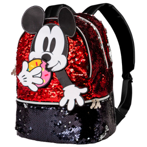 Donut Mickey Disney lentejuelas 32cm - Mochila