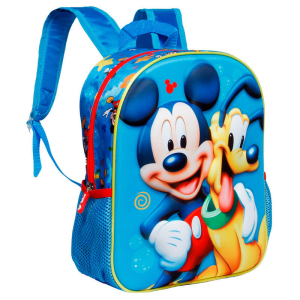 3D Pluto Mickey Disney 31cm - Mochila