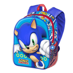 Mochila 3D Fast Sonic The Hedgehog 37cm
