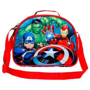 Bolsa portameriendas 3D Superpower Vengadores Avengers Marvel