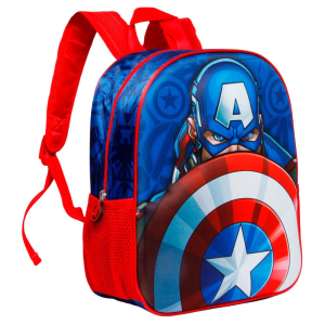 3D Patriot Capitan America Marvel 31cm - Mochila