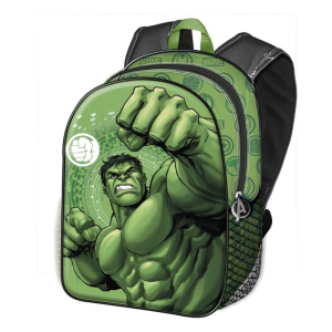 Mochila 3D Fist Hulk Vengadores Marvel 37cm