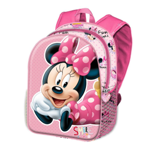 Mochila 3D Smile Minnie Disney 37cm