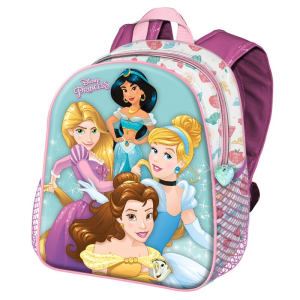 Mochila 3D Team Princesas Disney 37cm