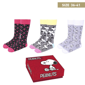 Pack 3 calcetines Snoopy