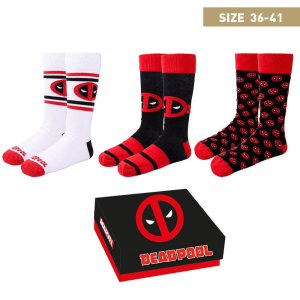 Pack 3 calcetines Deadpool Marvel
