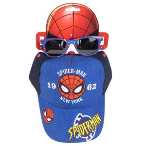 Set gorra gafas sol Spiderman Marvel