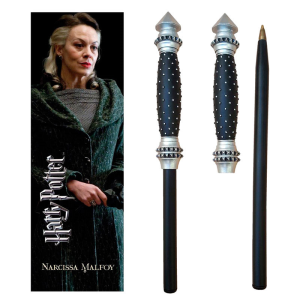 Varita boligrafo y marcapaginas Narcissa Malfoy Harry Potter