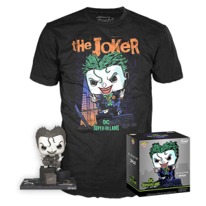 Set figura POP Tee DC Comics Jim Lee Joker Talla XL