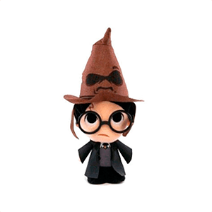 Peluche Harry Potter with sorting hat 15cm
