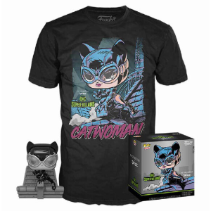 Set figura POP & Tee DC Jim Lee Catwoman Talla S
