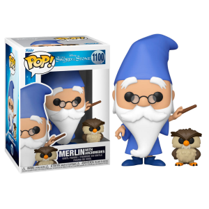 Figura POP Disney Merlin el Encantador Merlin with Archimedes Figura POP Disney Merlin el Encantador Merlin with Archimedes