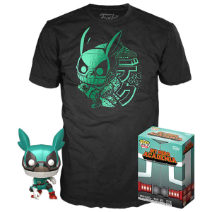 Set figura POP Tee My Hero Academia Deku with Helmet Talla L