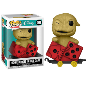 Figura POP Train Disney Pesadilla Antes de Navidad Oogie in Dice Cart