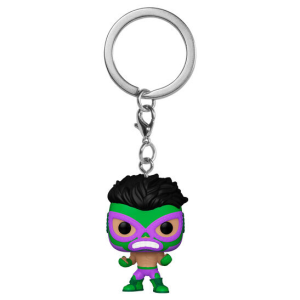 Llavero Pocket POP Marvel Luchadores Hulk El Furioso