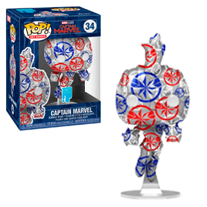 Figura POP Patriotic Age Captain Marvel Exclusiva