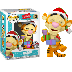 Figura POP Disney Holiday Tigger Flocked Exclusiva