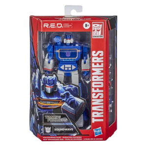 Figura Soundwave RED Transformers 15cm
