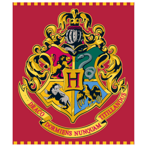 Manta Hogwarts Harry Potter premium coralina
