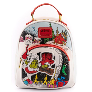 LoungeFly Grinch Navidad Disney 26cm - Mochila