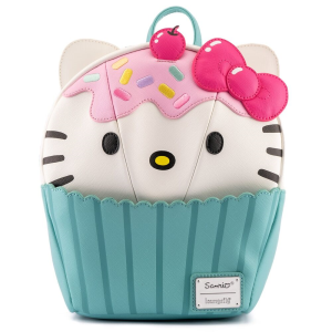 LoungeFly Cupcake Hello Kitty Sanrio 26cm - Mochila