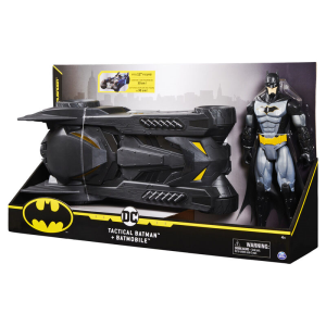 Set Batmobil Y figura de 30 +4 años batmovil con cms grande dc spin master 3 30cm