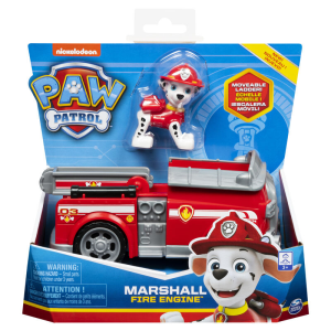 PAW Patrol , camión de bomberos de Marshall con figura coleccionable, para niños a partir de 3 años